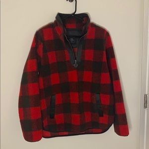 Abercrombie Buffalo Plaid Sherpa